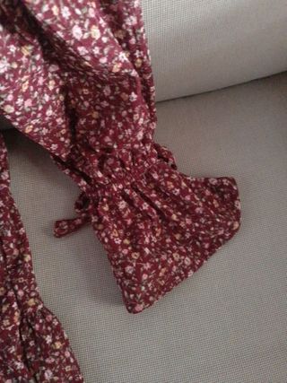 Vestido floral otoño manga larga