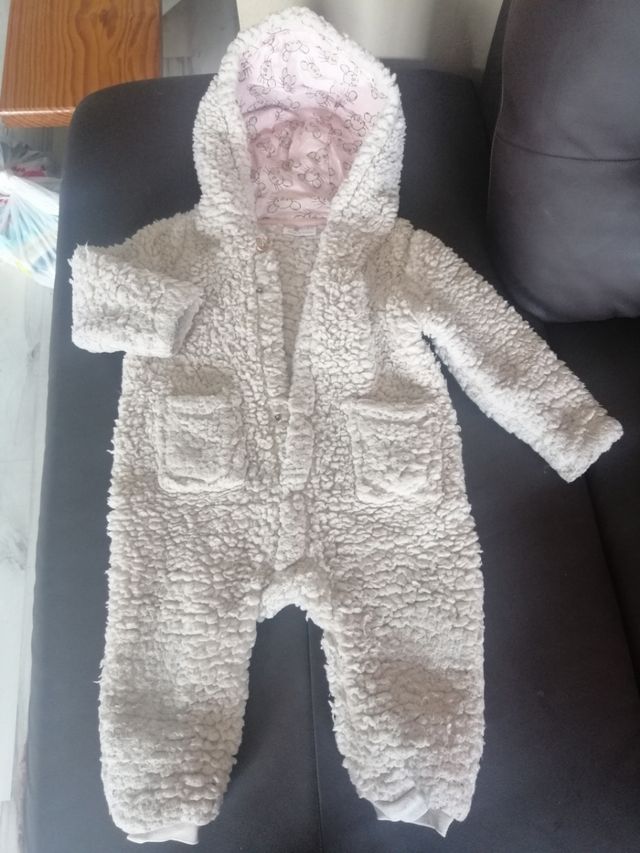 Buzo polar niña con capucha