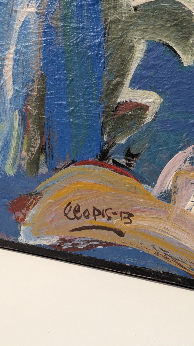 Llopis Beltrá óleo firmado paisaje Elche