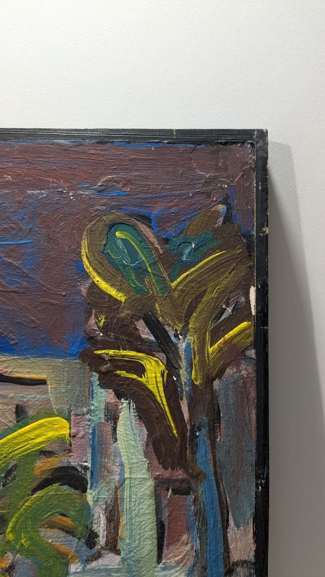 Llopis Beltrá óleo firmado paisaje Elche