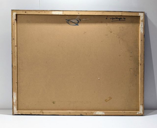 Llopis Beltrá óleo firmado paisaje Elche