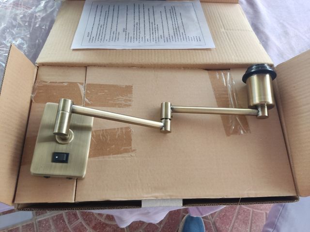 2 Apliques Latón Articulados ARTIS