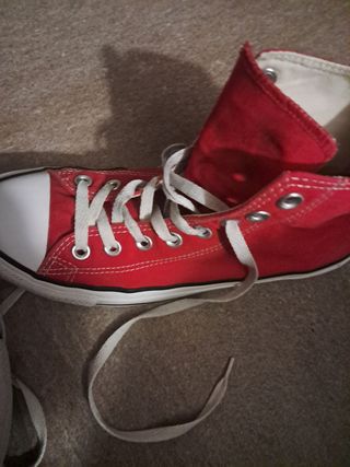 Converse All Star rosse
