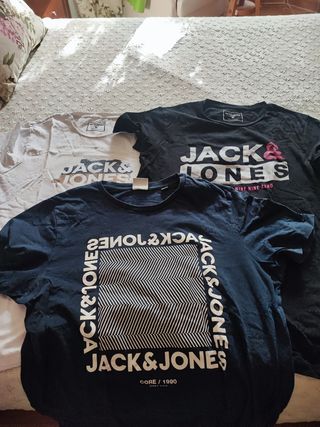 Lote 3 Camisetas Jack&Jones
