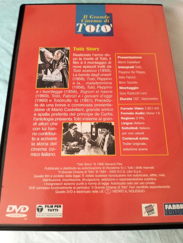 Il Grande Cinema di Toto - Totò Story DVD