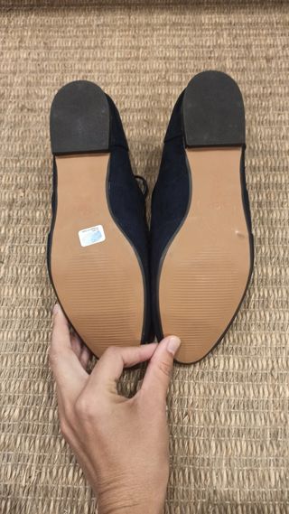 Zapatos blucher azul marino talla 41