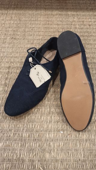Zapatos blucher azul marino talla 41