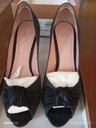 Zapatos de tacón Gloria Ortiz negros talla 38