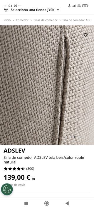 4 Sillas de tela acolchada con reposabrazos