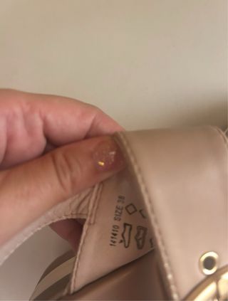 Sandalias XTI Plataforma Beige Talla 38
