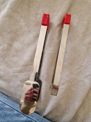 Coppia Pinze da cucina in acciaio inox Abert