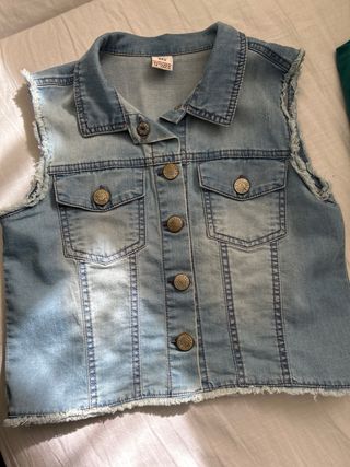 Chaleco vaquero niña talla 11-12