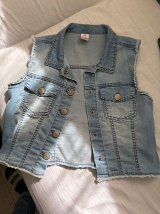Chaleco vaquero niña talla 11-12