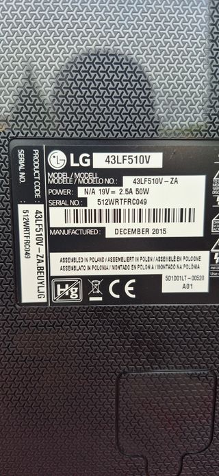 TV LG 43 pulgadas