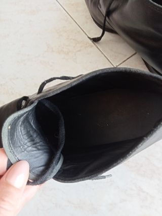 Stivaletti uomo in pelle nera