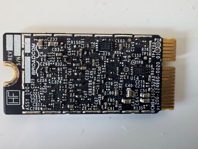 SCHEDA WIFI/BLUETOOTH MACBOOK AIR A1466 A1465