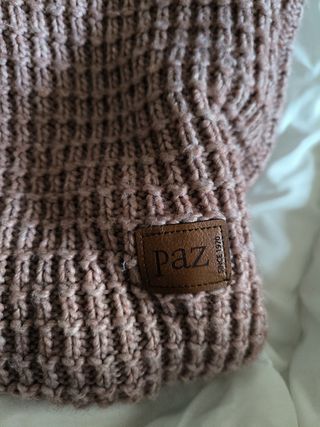 Saco capazo invierno tejido