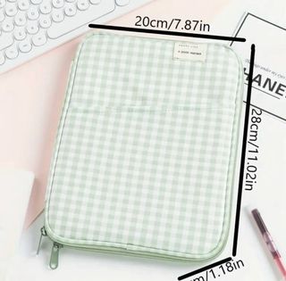 Funda ordenador o iPad 10-11 pulgadas Vichy Verde
