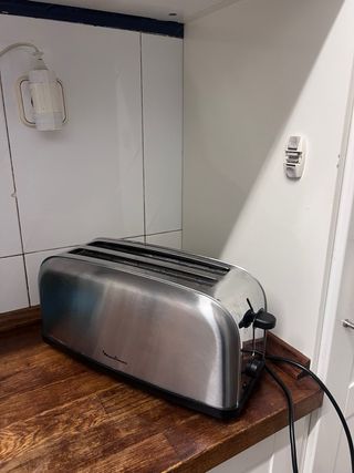 Tostadora Moulinex plateada NUEVARETIRARENGRACIA