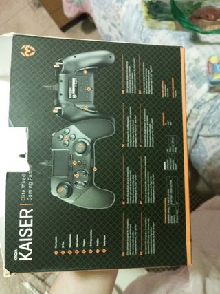 Mando Kaiser Elite Wired Gaming Pad PC PS3 PS4