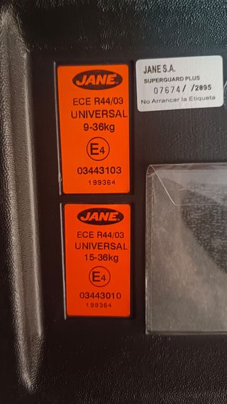 Silla coche Jané 9-36kg