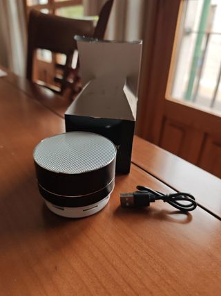 Altavoz Bluetooth Santander Negro/Plateado