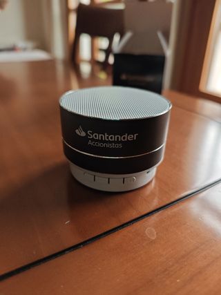 Altavoz Bluetooth Santander Negro/Plateado