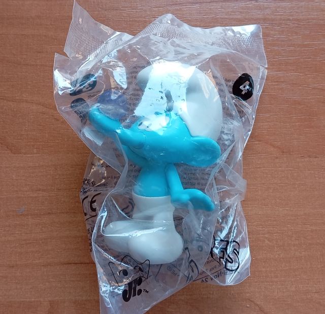 Muñecos de Los Pitufos Burger King