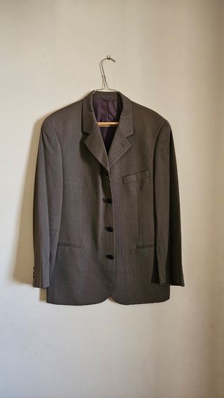 Traje de hombre gris oscuro 2 piezas