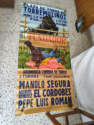 Cartel Corrida de Toros Torremolinos 1970