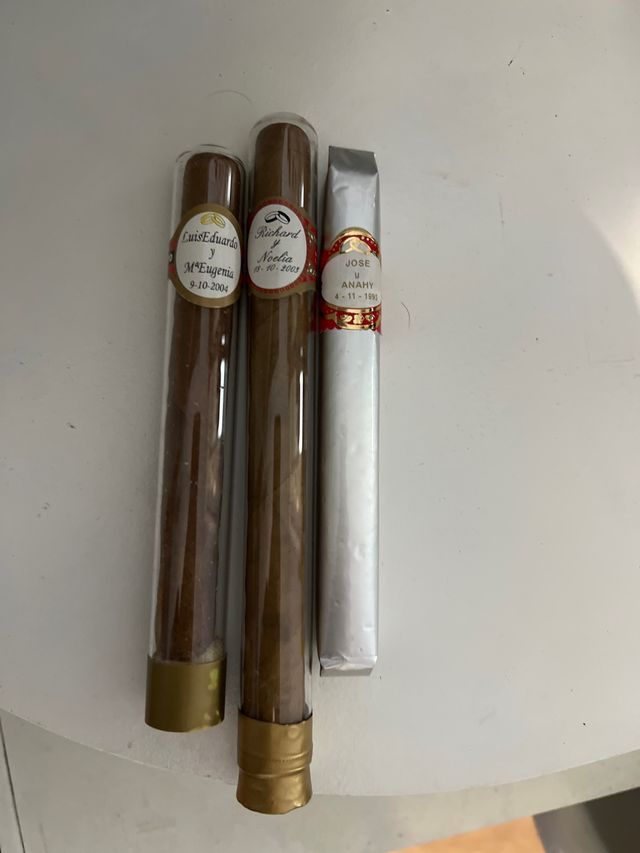 Puros de boda personalizados