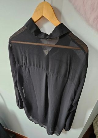 Camisa Bershka Negra Talla S