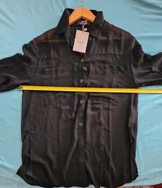 Camisa Bershka Negra Talla S