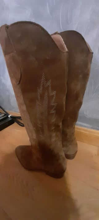 Botas altas piel ALPE Talla 38