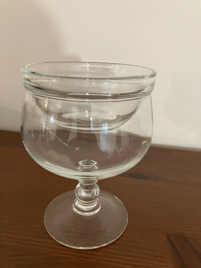 Bicchieri da cocktail a base di pesce