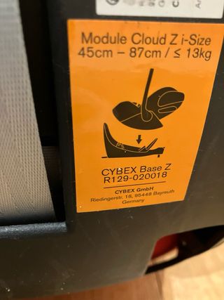 Base Cybex Z iSize 360 - para grupos 0 y 1
