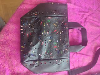 Bolso Desigual Negro Multicolor
