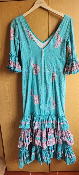 Traje Flamenca Volantes Talla 42