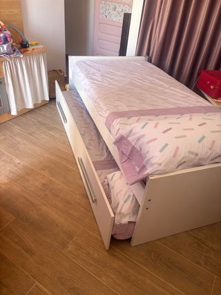 Cama nido 90cm blanca