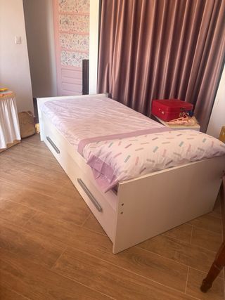 Cama nido 90cm blanca