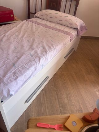 Cama nido 90cm blanca