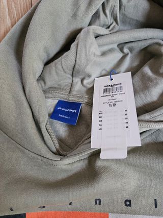 Sudadera Jack & Jones chico verde talla XL
