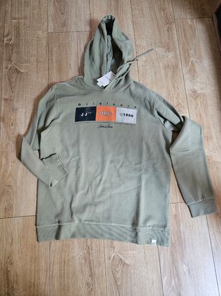 Sudadera Jack & Jones chico verde talla XL
