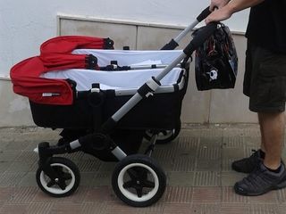 Carro Gemelar Bugaboo Donkey Duo Rojo
