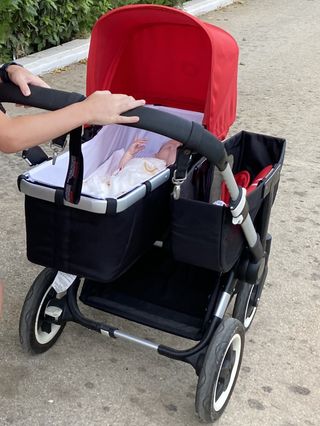 Carro Gemelar Bugaboo Donkey Duo Rojo