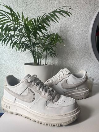 Nike Air Force 1 Luxe Gris/Blanco