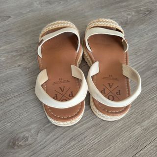 Sandalias Popa Beige y Marrón Talla 38