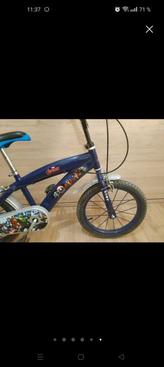 Bicicleta infantil Los Vengadores