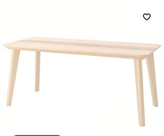Mesa de centro LISABO fresno 118x50 cm