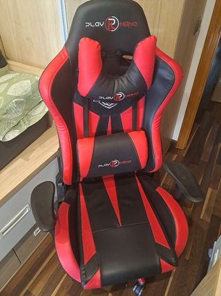 Silla Gaming PLAY R HDHD Negra y Roja
